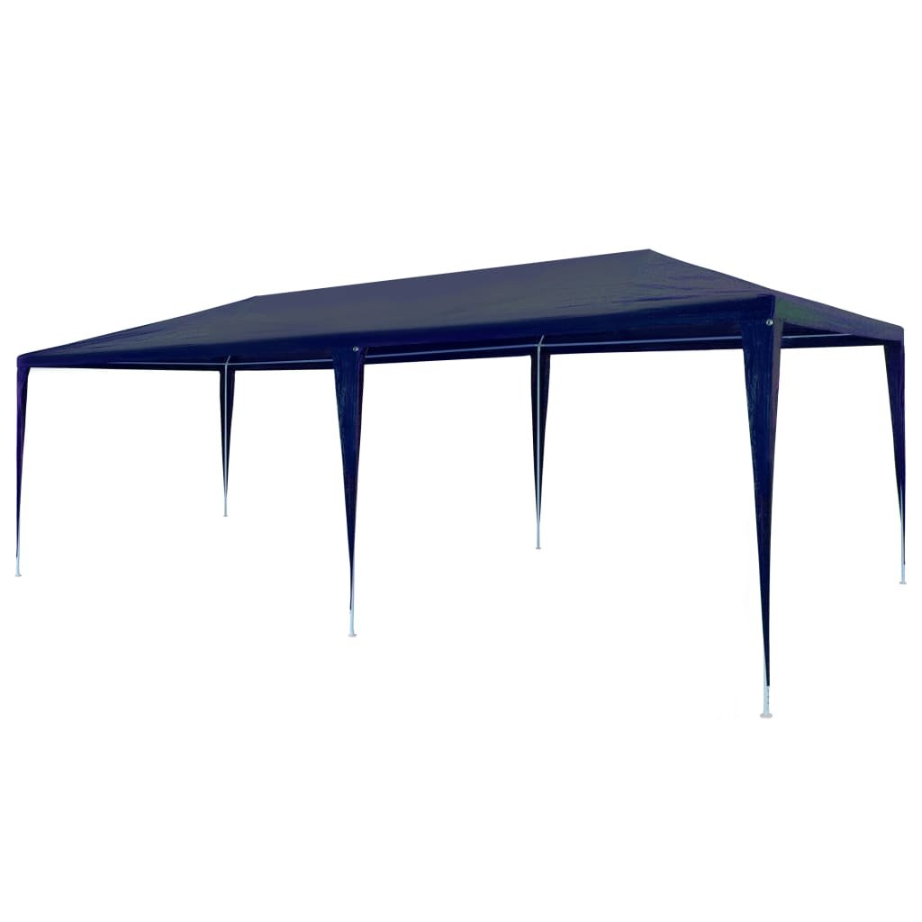 vidaXL Tente de réception 3×6 m PE Bleu