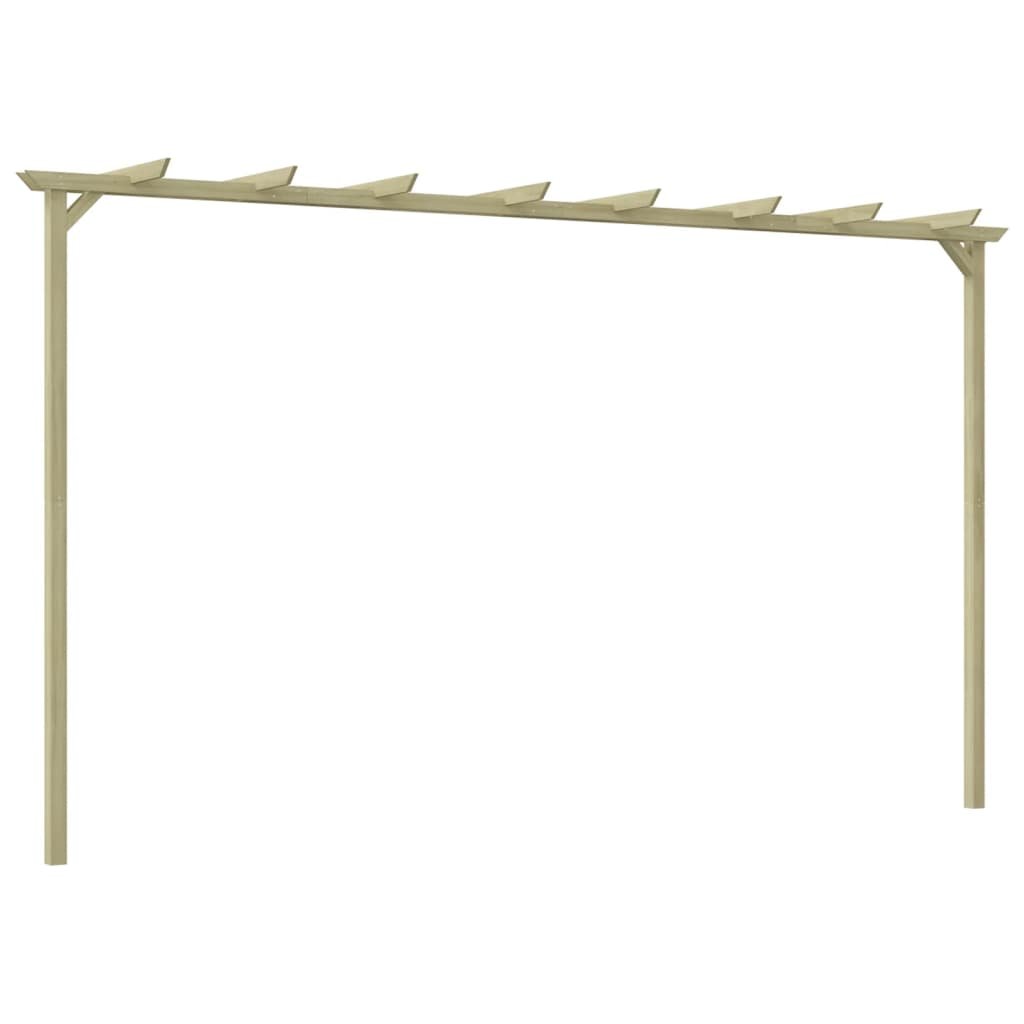 vidaXL Pergola de jardin Pin imprégné 360x200x60 cm