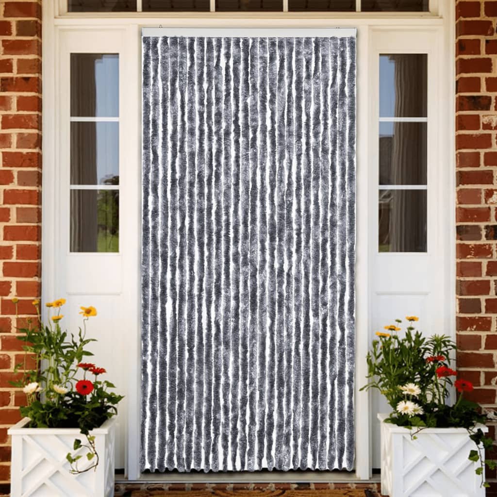 vidaXL Moustiquaire Argenté 100×220 cm Chenille