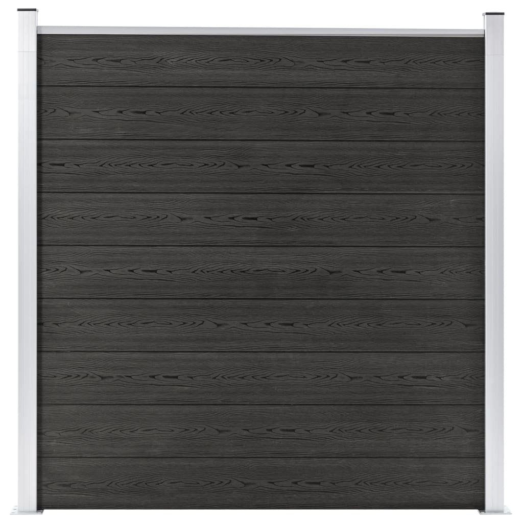 vidaXL Clôture de jardin WPC 180×186 cm Gris