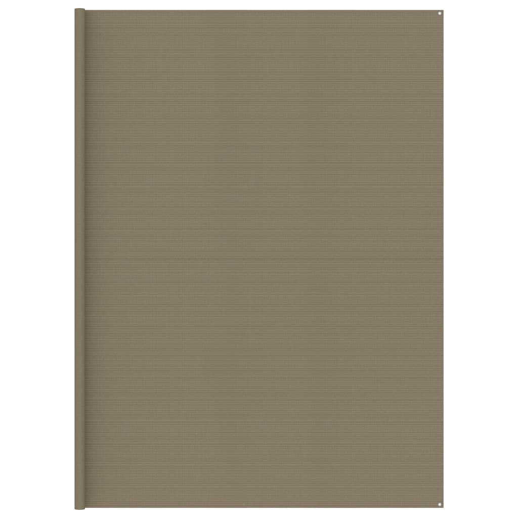 vidaXL Tapis de tente 400×400 cm Taupe