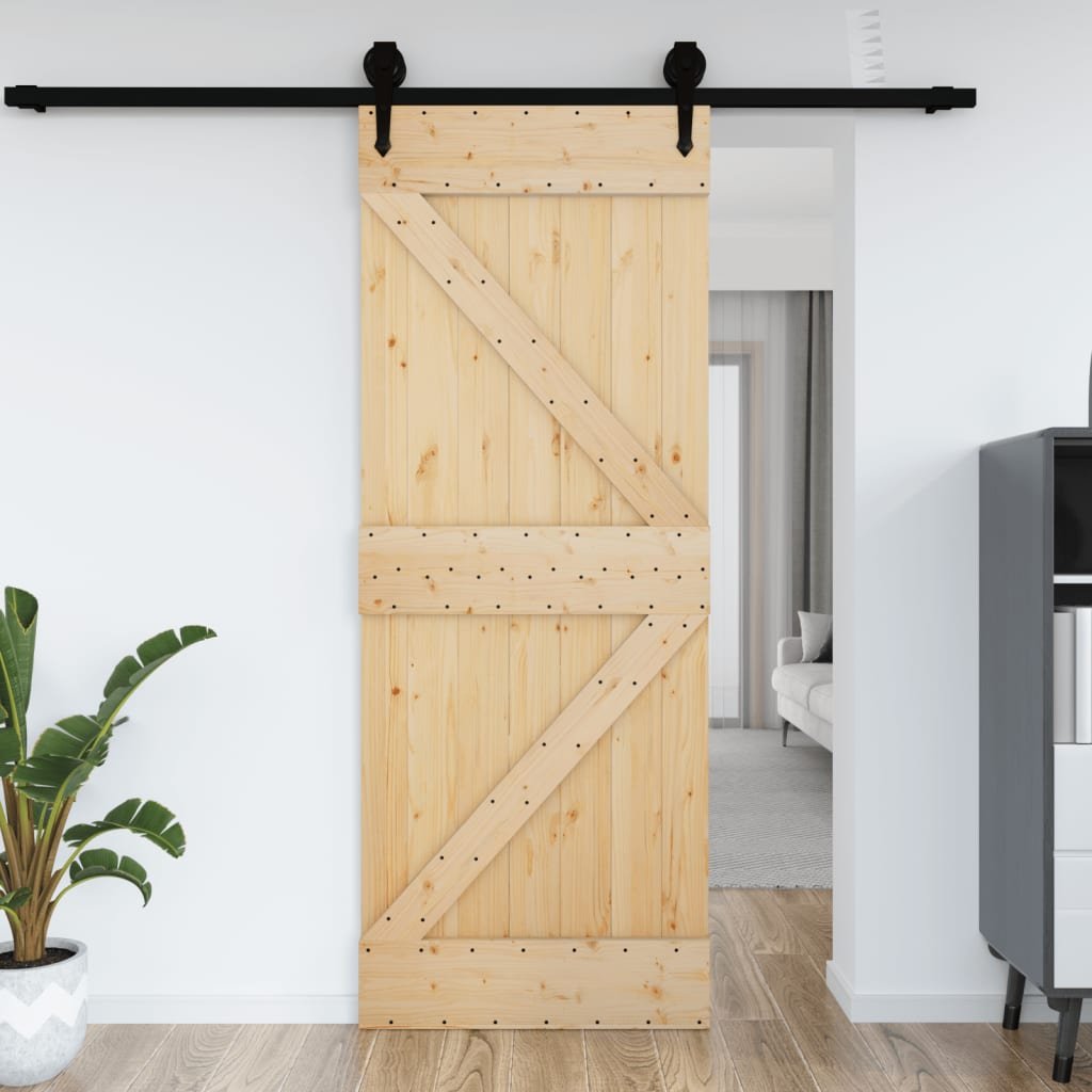 vidaXL Porte NARVIK 70×210 cm bois massif de pin