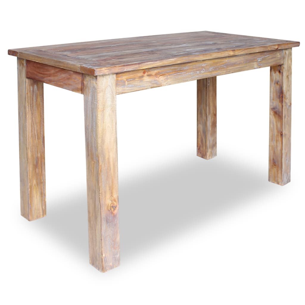 vidaXL Table à manger Bois de récupération 120x60x77 cm