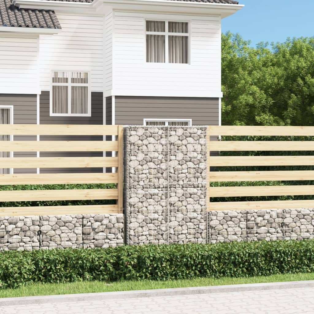 vidaXL Panier de gabion avec couvercle Fil galvanisé 150 x 100 x 30 cm