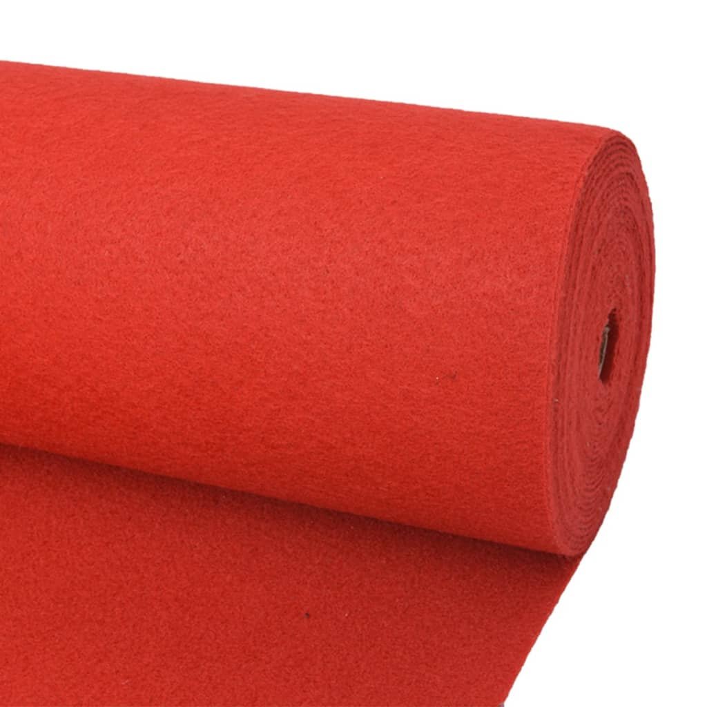 vidaXL Tapis pour exposition 1,2×12 m Rouge