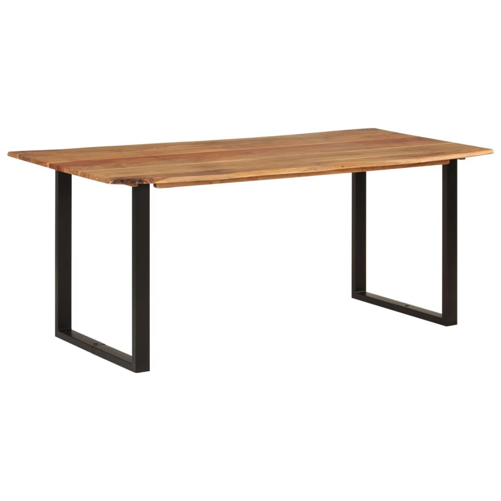 vidaXL Table de salle à manger 180x90x76 cm Bois d’acacia massif