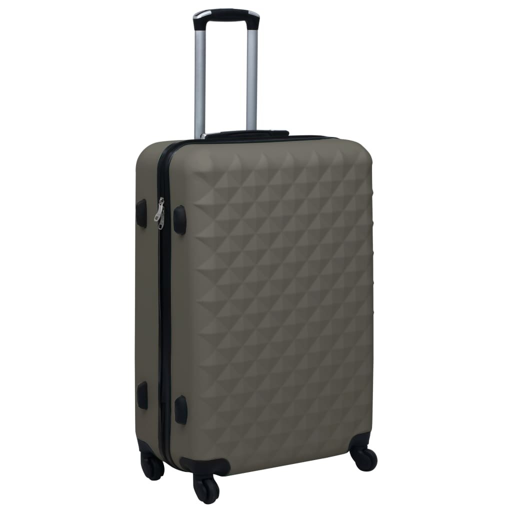 vidaXL Valise rigide Anthracite ABS