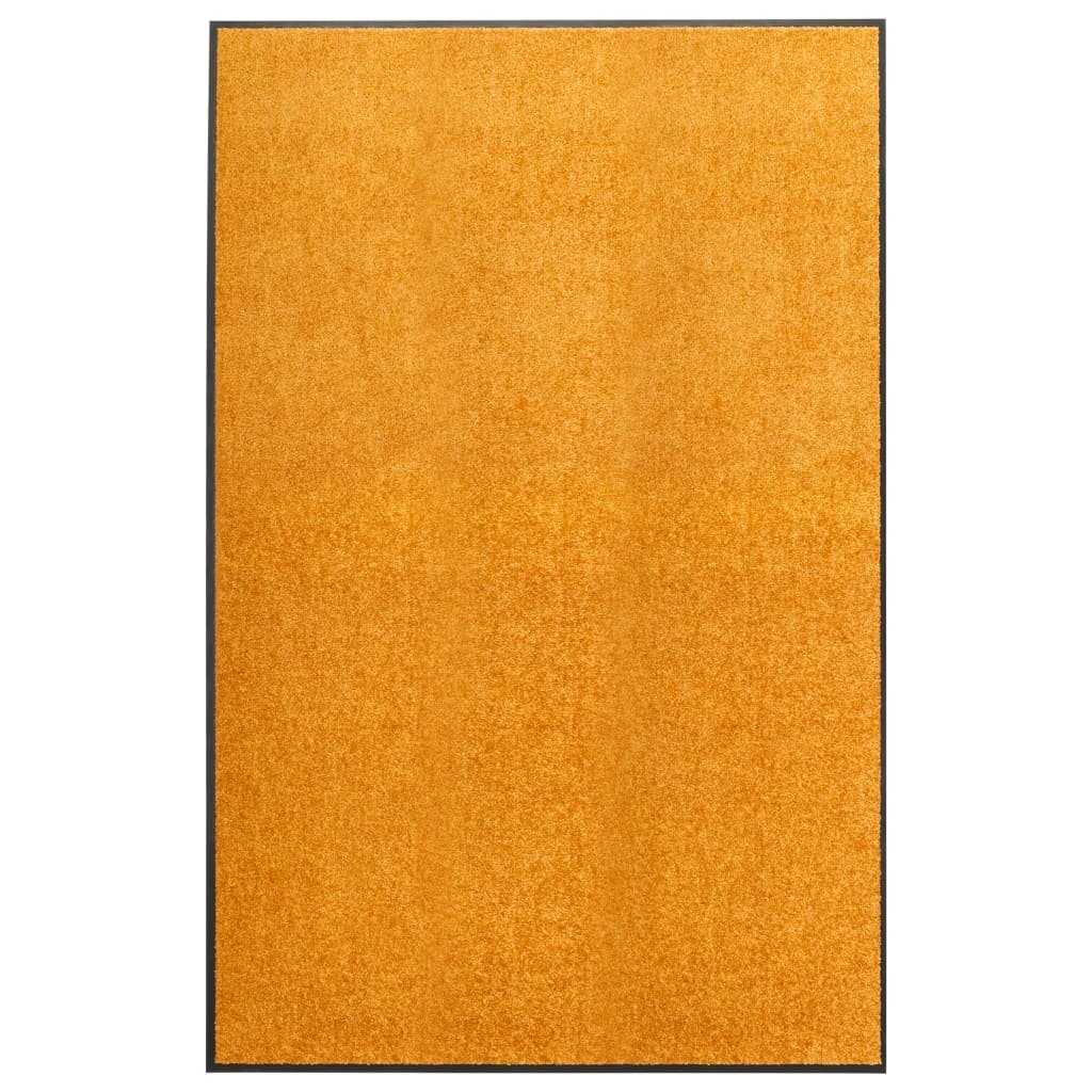 vidaXL Paillasson lavable Orange 120×180 cm