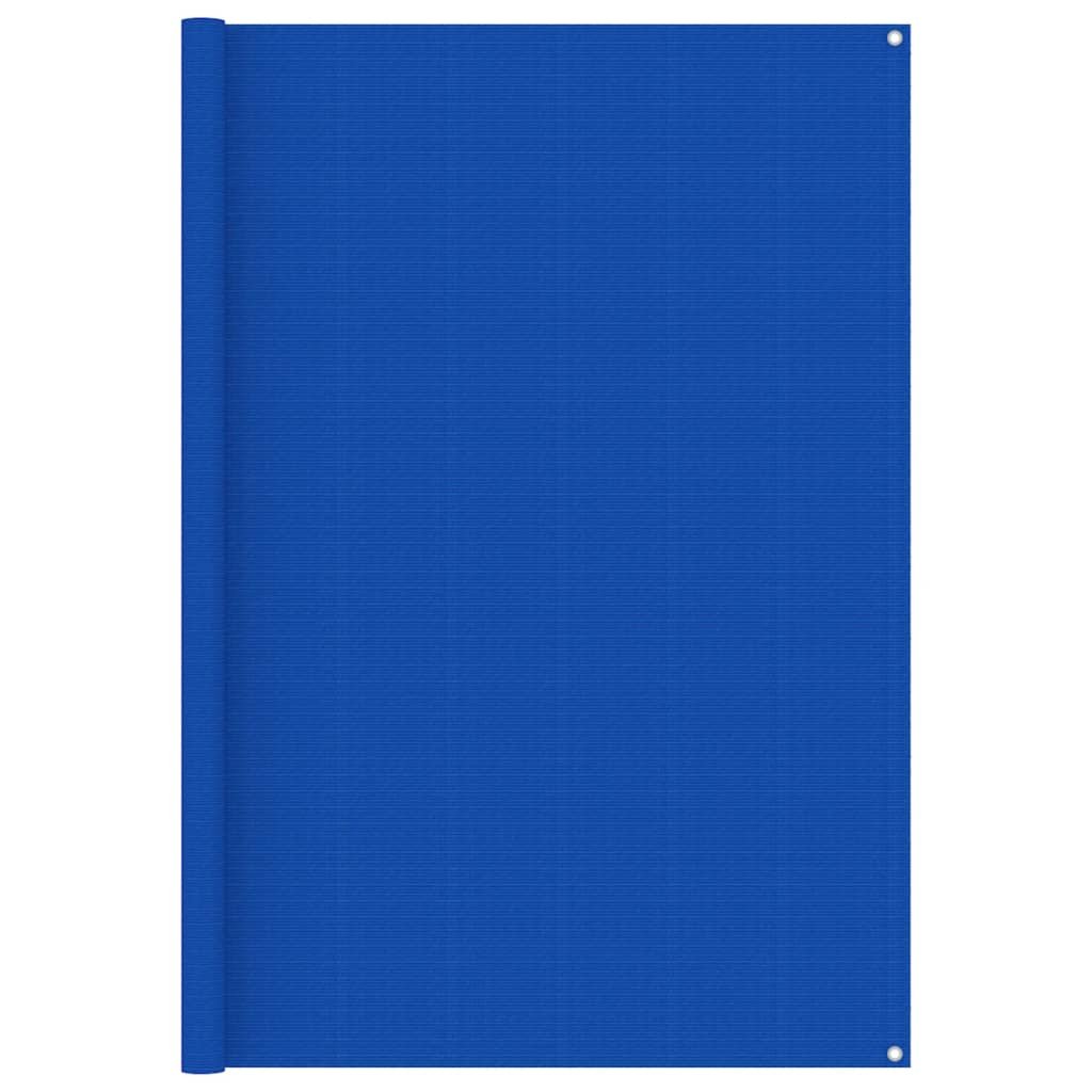 vidaXL Tapis de tente 200×400 cm Bleu PEHD