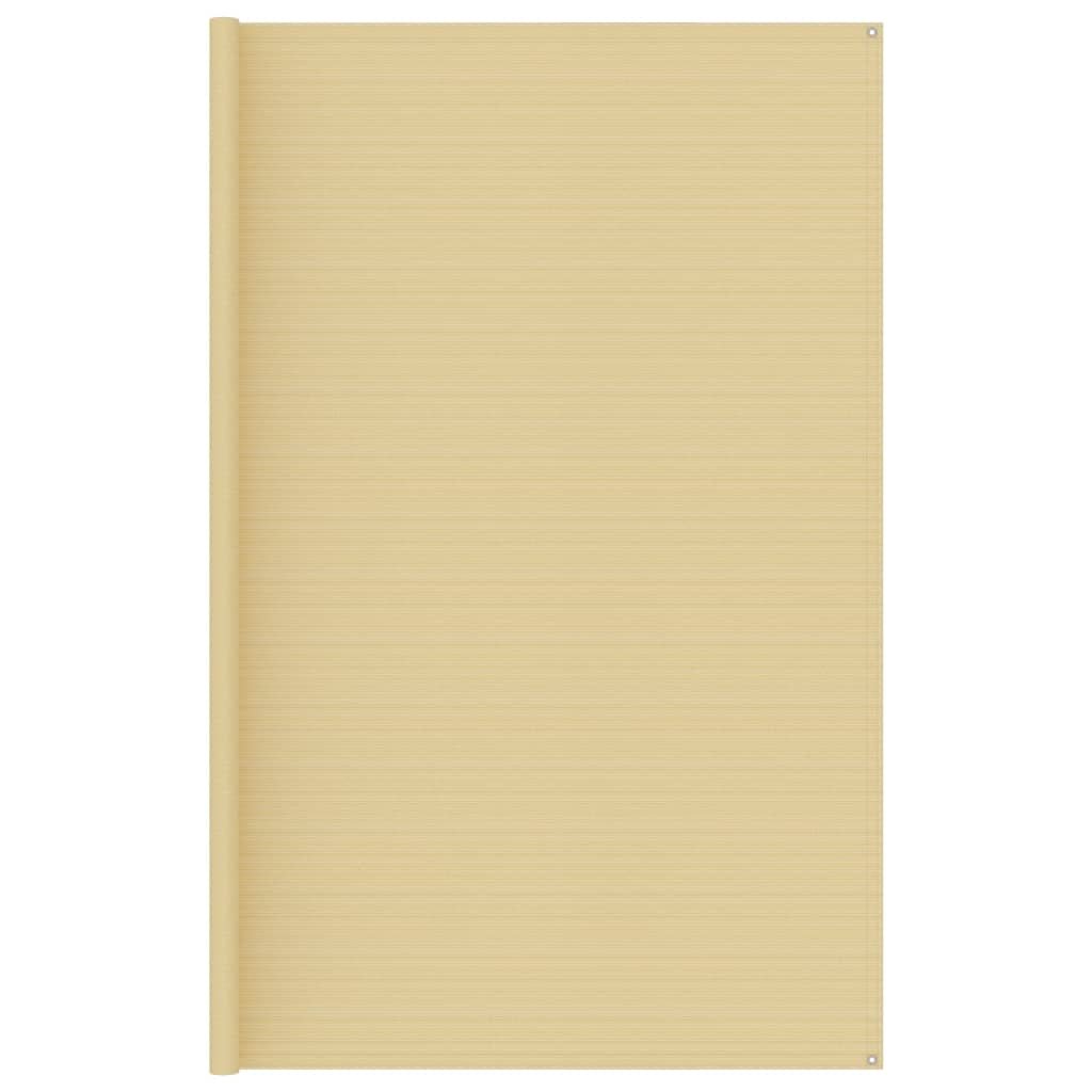 vidaXL Tapis de tente 300×600 cm Beige