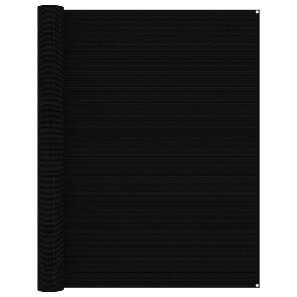 vidaXL Tapis de tente 250×500 cm Noir