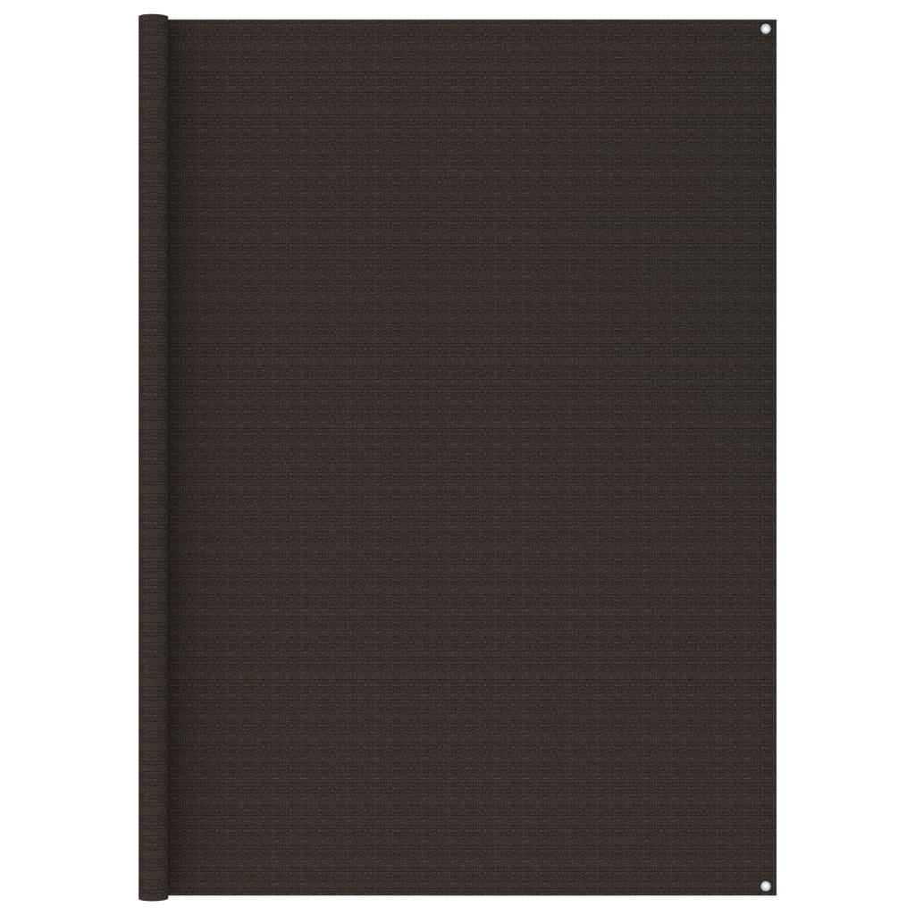 vidaXL Tapis de tente 250×400 cm Marron