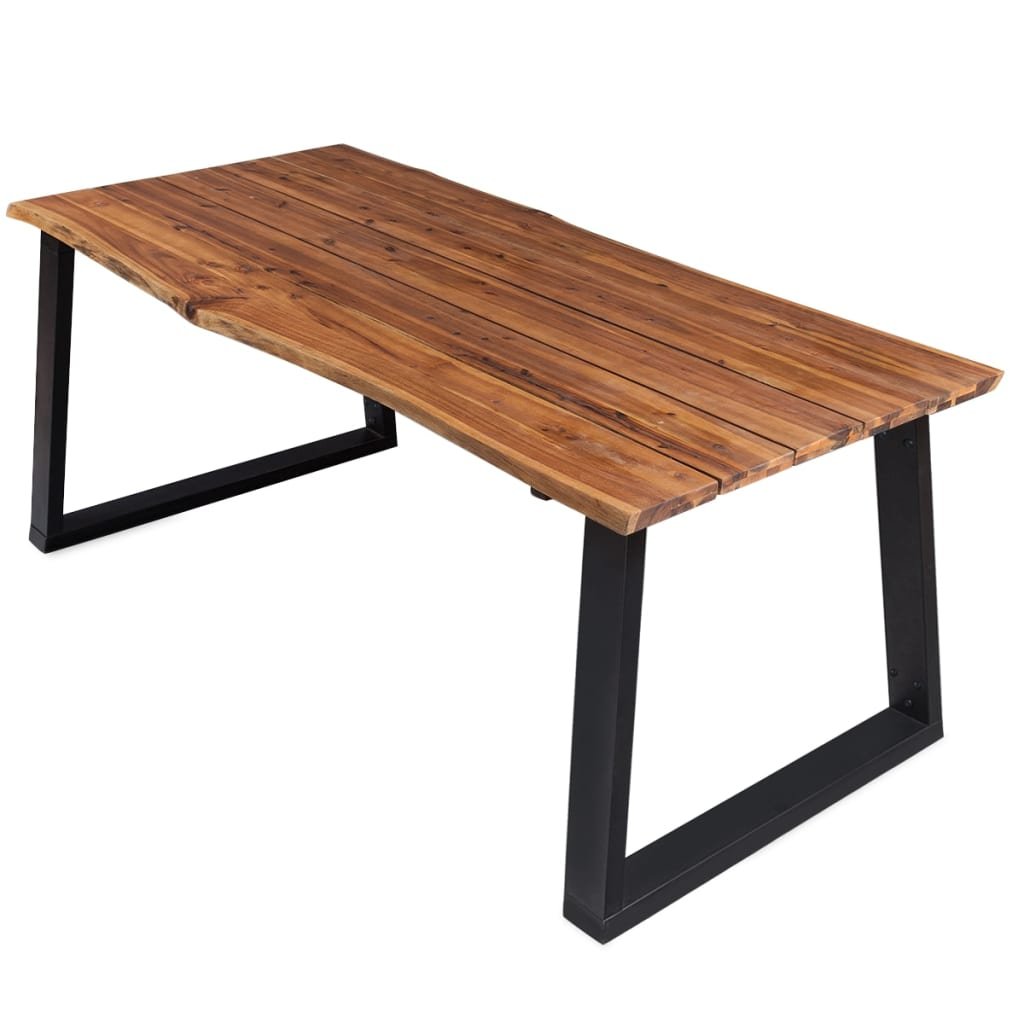 vidaXL Table à manger 170x90x75 cm Bois d’acacia massif