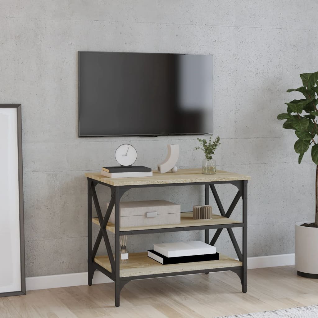 vidaXL Meuble TV Chêne sonoma 60x40x50 cm Bois d’ingénierie