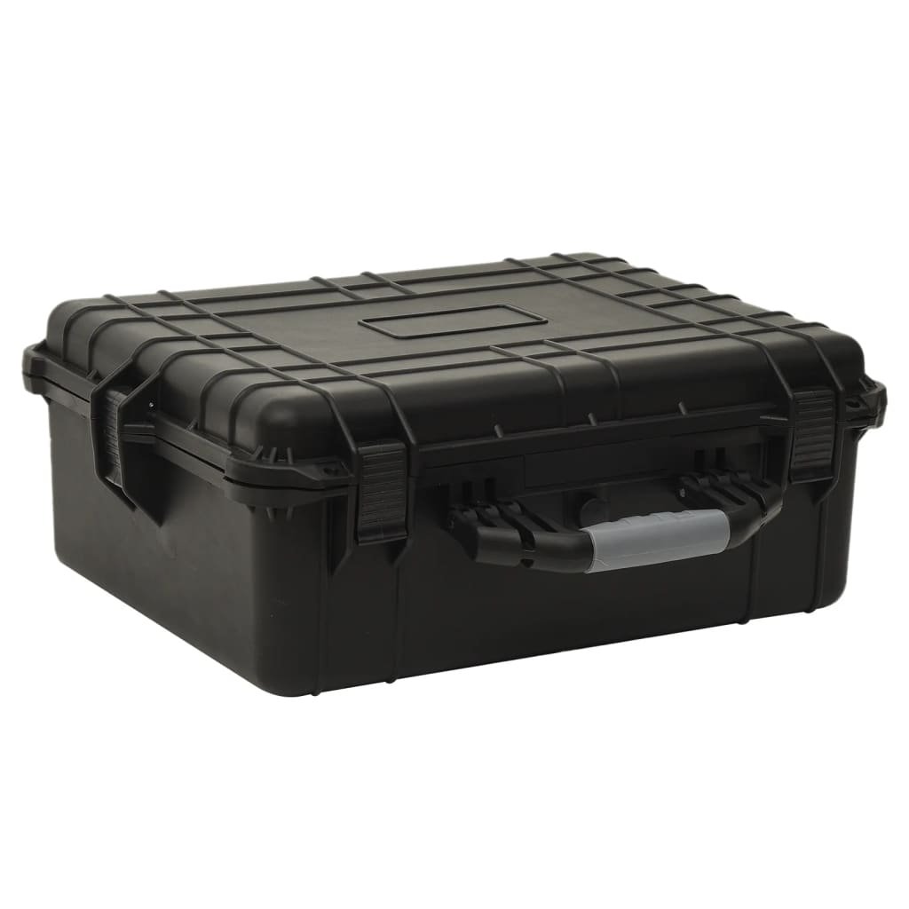 vidaXL Valise de vol portable Noir 55x43x21 cm PP