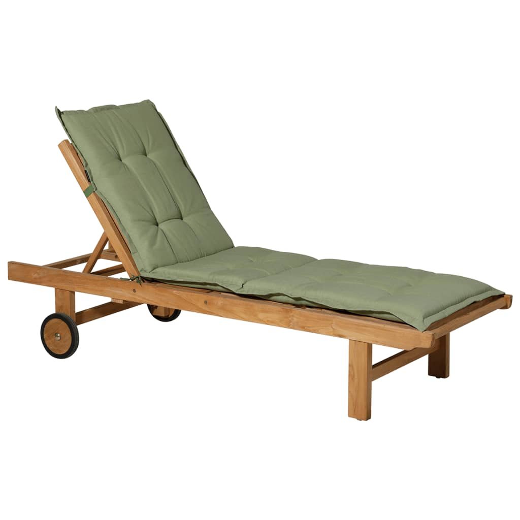 Madison Coussin de chaise longue Panama 200×60 cm Vert sauge