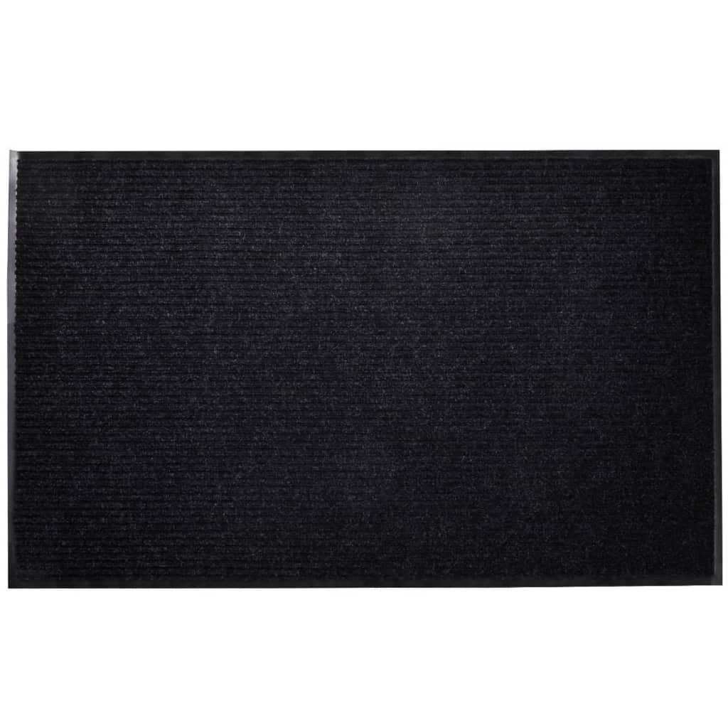 vidaXL Tapis d’entrée PVC Noir 120 x 180 cm