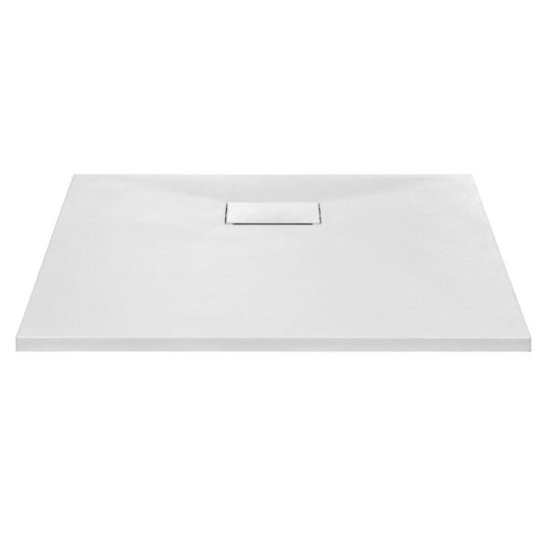 vidaXL Bac de douche SMC Blanc 90 x 80 cm