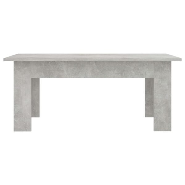 vidaXL Table basse Gris béton 100x60x42 cm Bois d’ingénierie