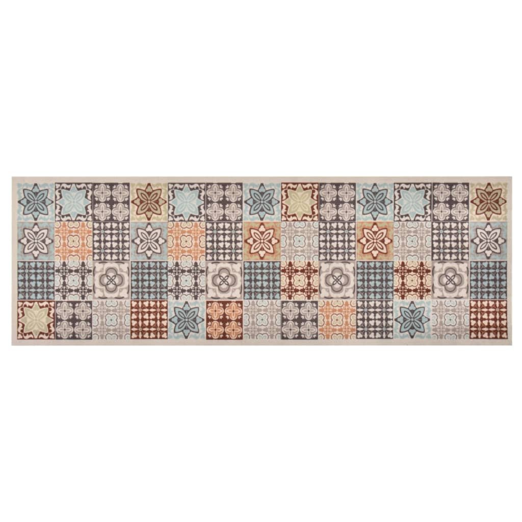 vidaXL Tapis de cuisine lavable Couleur mosaïque 60×180 cm