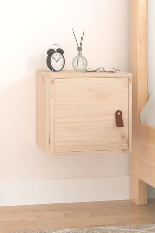 vidaXL Armoire murale 31,5x30x30 cm Bois de pin massif