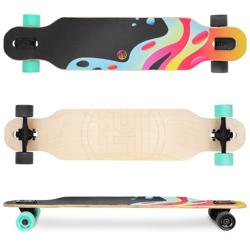 Freeride skateboard longboard Spokey longbay pro 9506999000 940998