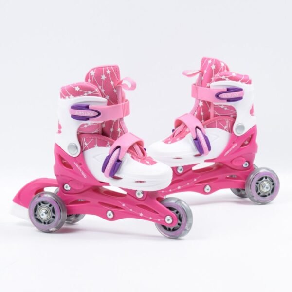 SMJ Sport Combo Pink LED set: 2in1 roller skates HS-TNK-000009549