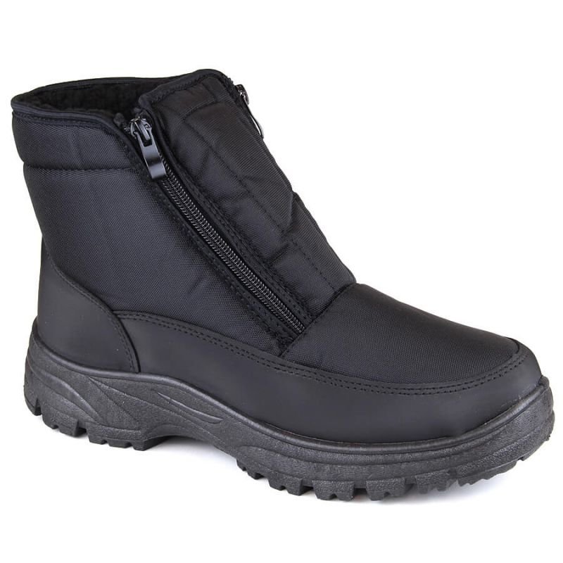 News M EVE439 black insulated snow boots