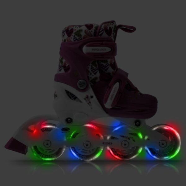 Roller skates-rollers-skates adjustable Smj sport Combo Hearts 3in1 Led Jr HS-TNK-000011510