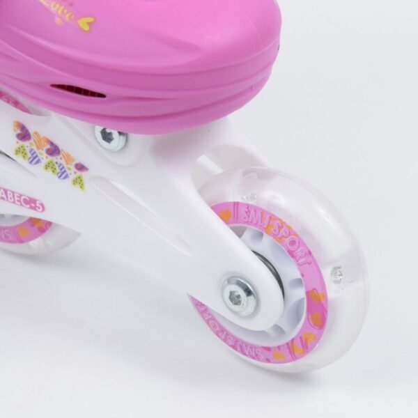 Roller skates-rollers-skates adjustable Smj sport Combo Hearts 3in1 Led Jr HS-TNK-000011510