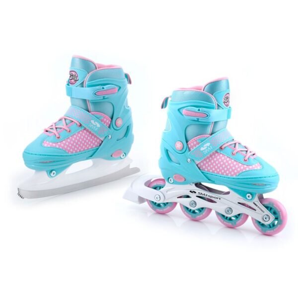 SMJ sport 2in1 Jr Lili adjustable roller skates