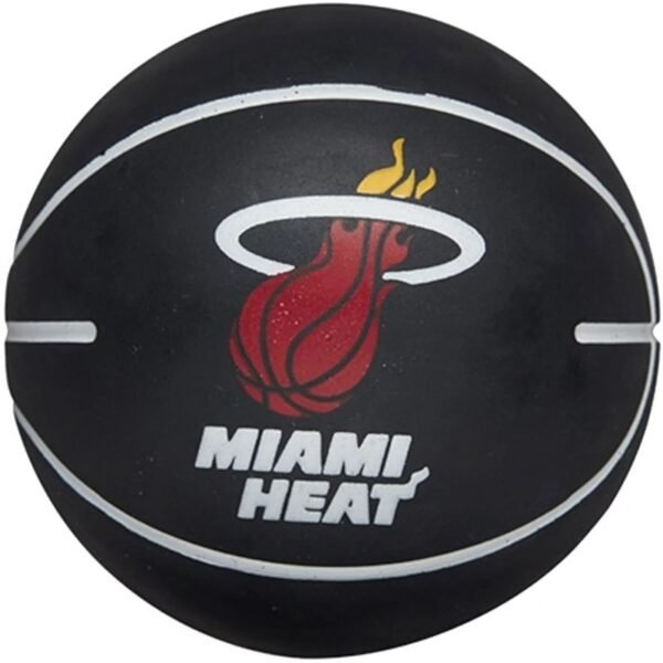 Wilson NBA Dribbler Miami Heat Mini Ball WTB1100PDQMIA basketball