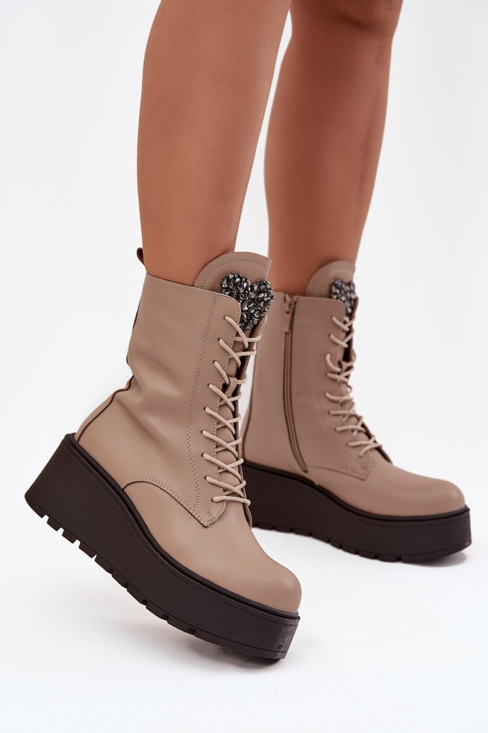 Platform boots Step in style