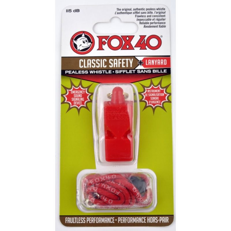 Fox 40 Classic whistle + string 9903-0108 red