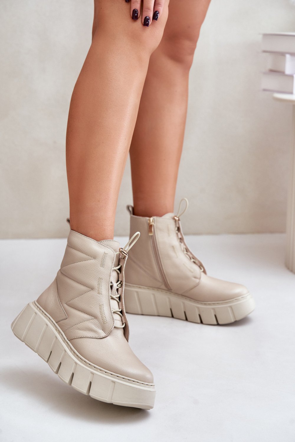 Platform boots Step in style