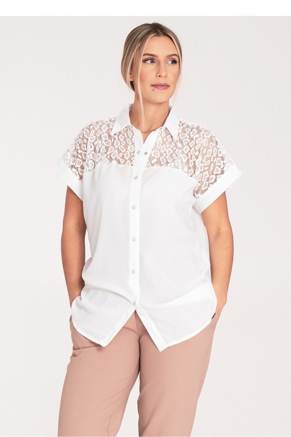 Short sleeve shirt Figl – Made in the EU.