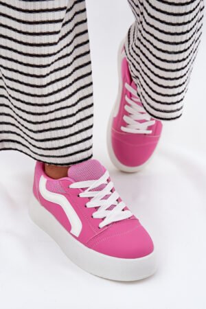 pink Platform sneakers model 213190 Step in style at obors.com