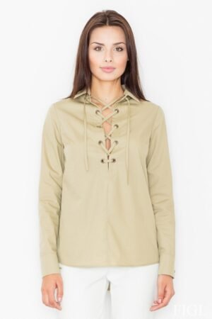 green Blouse model 61510 Figl at obors.com