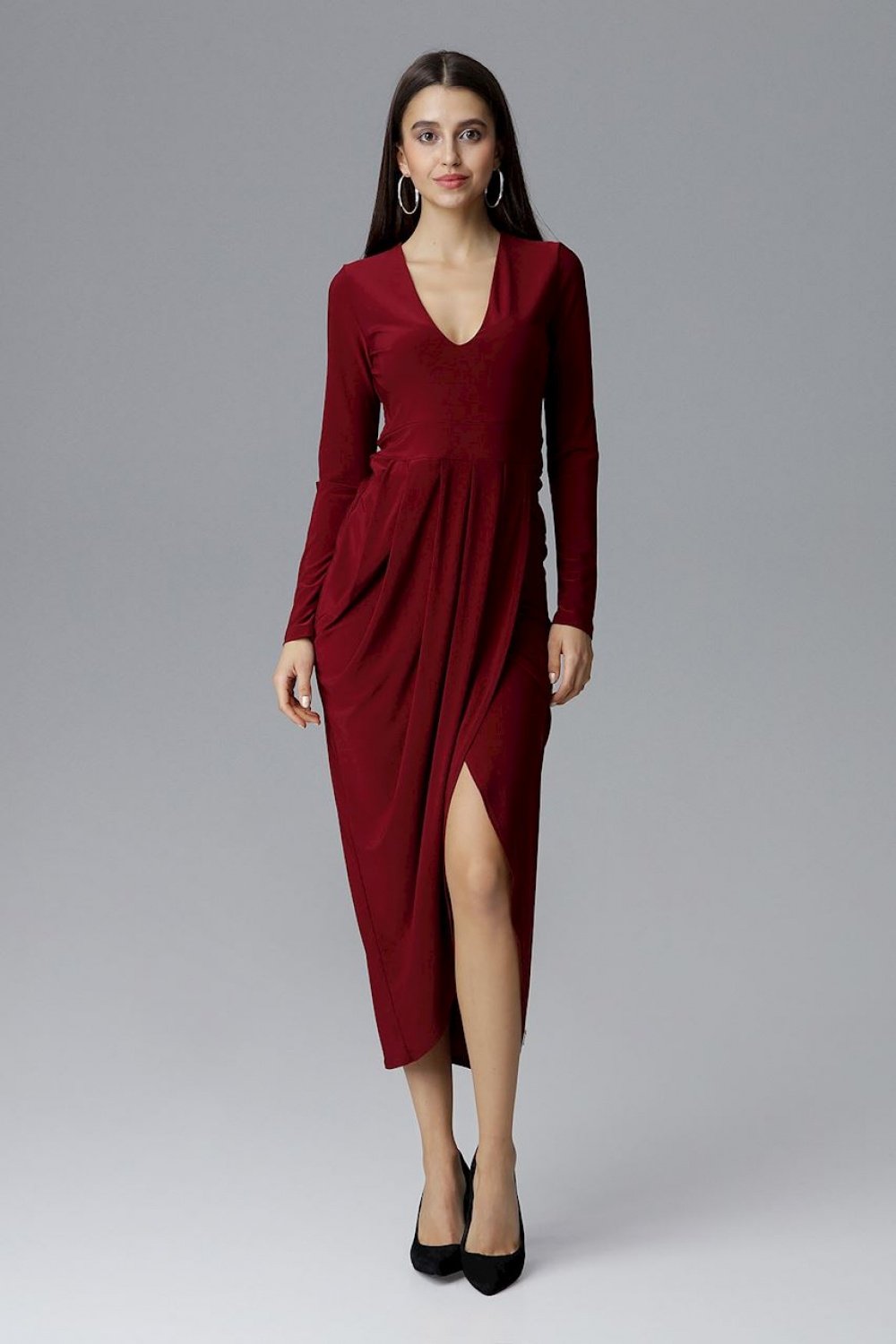 Long dress Figl – Made in the EU.