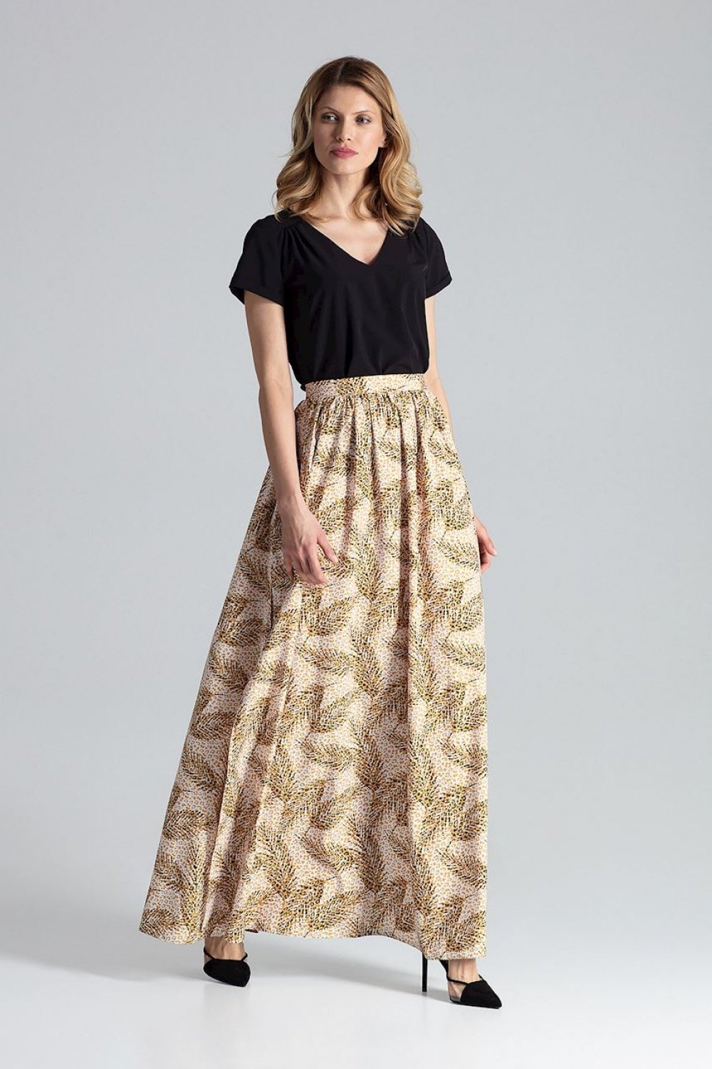 Long skirt Figl – Made in the EU.