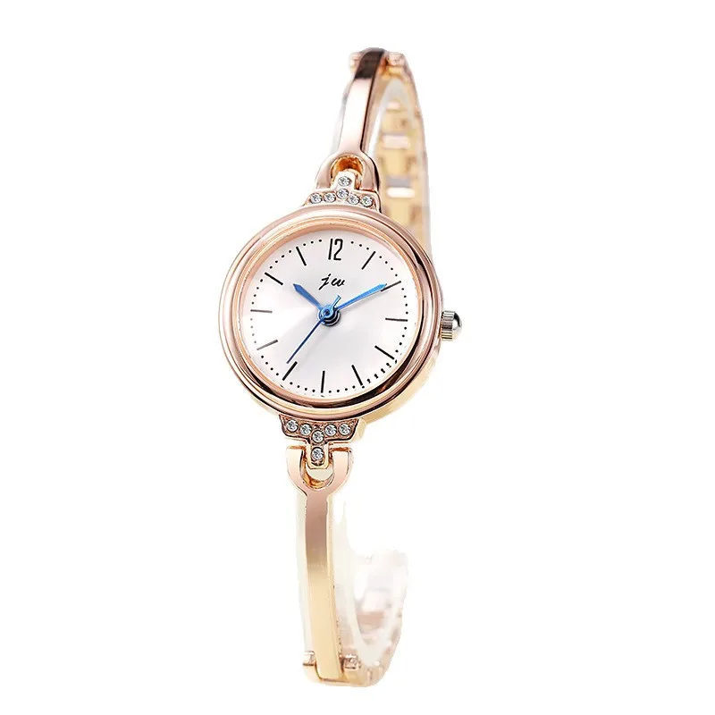 Women's Quartz Watch with Alloy Strap and Jewelry Buckle, Featuring Ordinary Glass Mirror and Pointer Display, obors.com product/2026/4/22/2046842876591214592.jpg