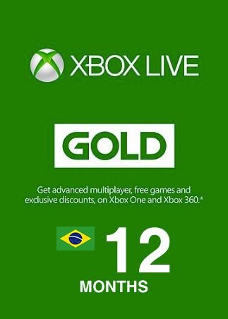 Xbox Live GOLD Subscription Card 12 Months – Key BRAZIL