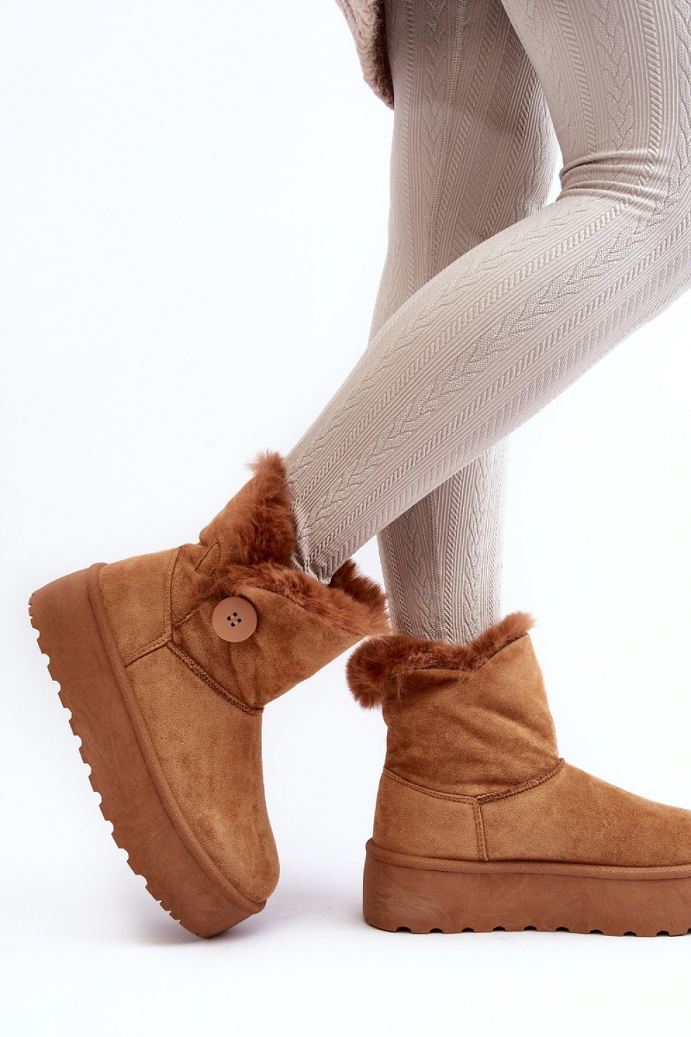 Snow boots Step in style, Snow boots model 188331 Step in style - brown obors.com Snow boots Step in style - Image 2