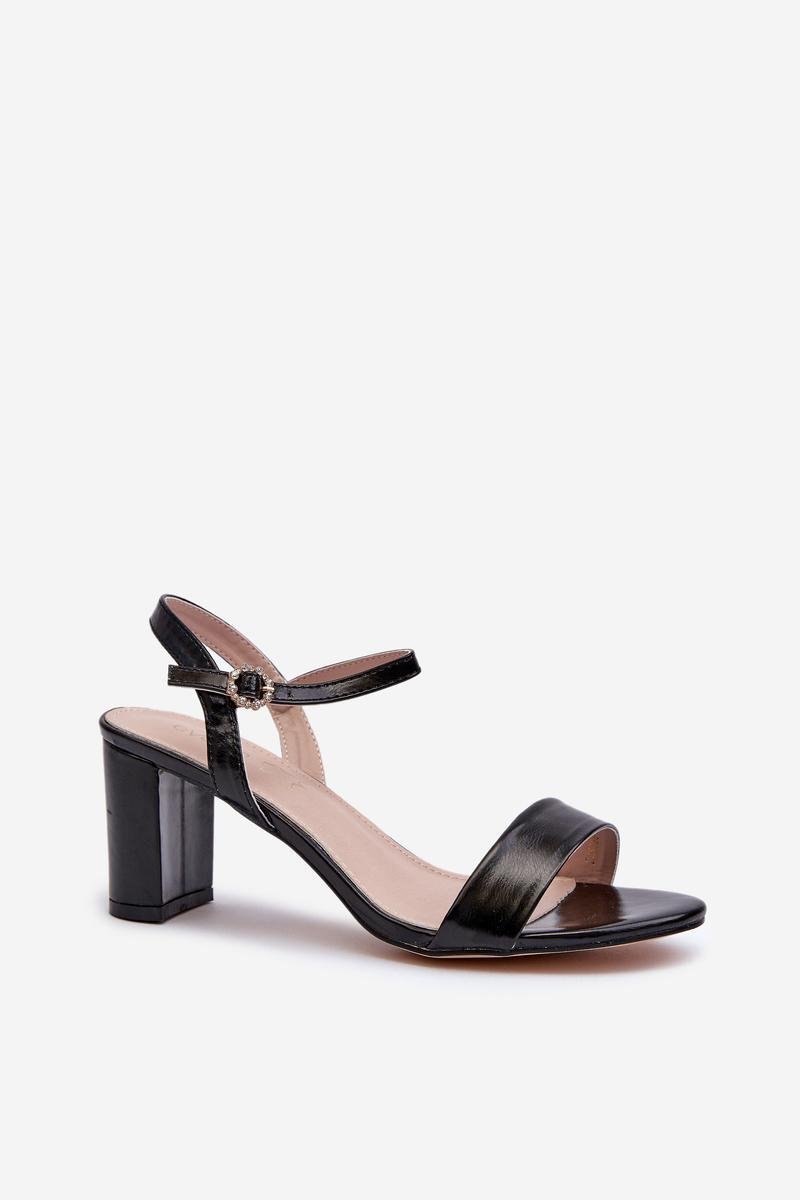 Heel sandals Step in style, Heel sandals model 197084 Step in style - black obors.com Heel sandals Step in style - Image 2