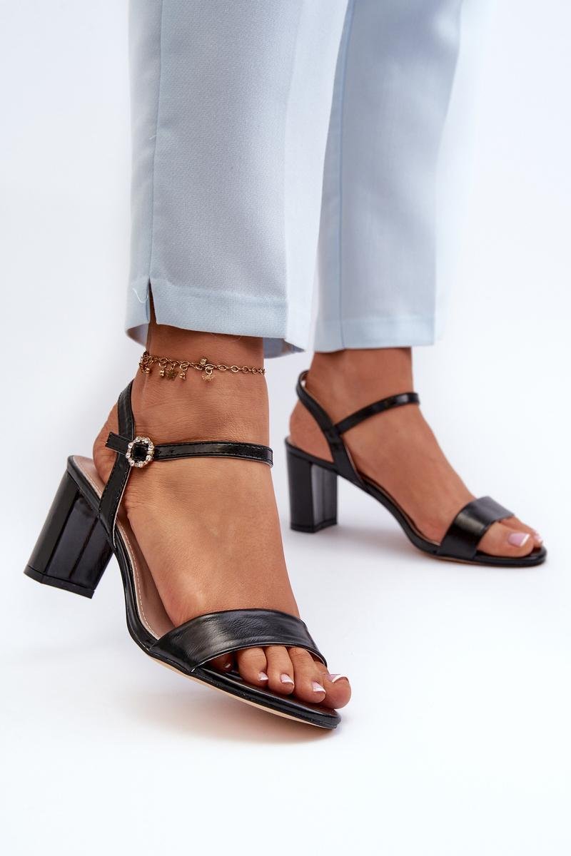 Heel sandals Step in style, Heel sandals model 197084 Step in style - black obors.com Heel sandals Step in style - Image 3