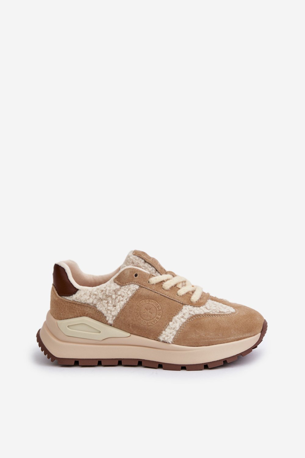 Platform sneakers Step in style, Platform sneakers model 201706 Step in style - beige obors.com Platform sneakers Step in style - Image 2