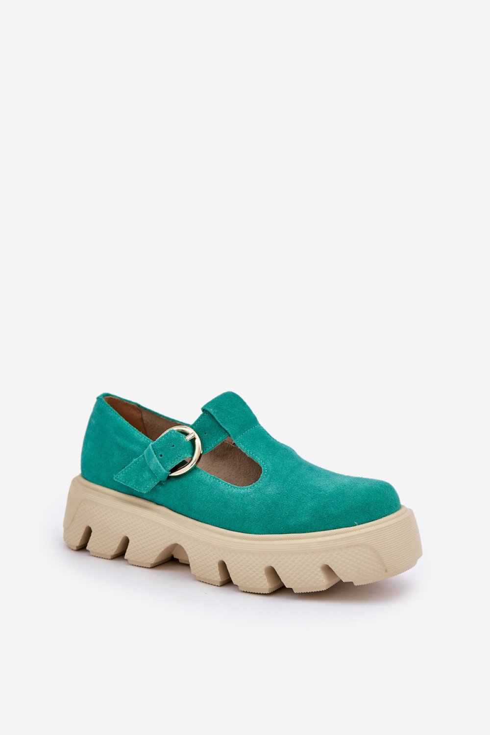 Platform shoes Step in style, Platform shoes model 208332 Step in style - green obors.com Platform shoes Step in style - Image 2