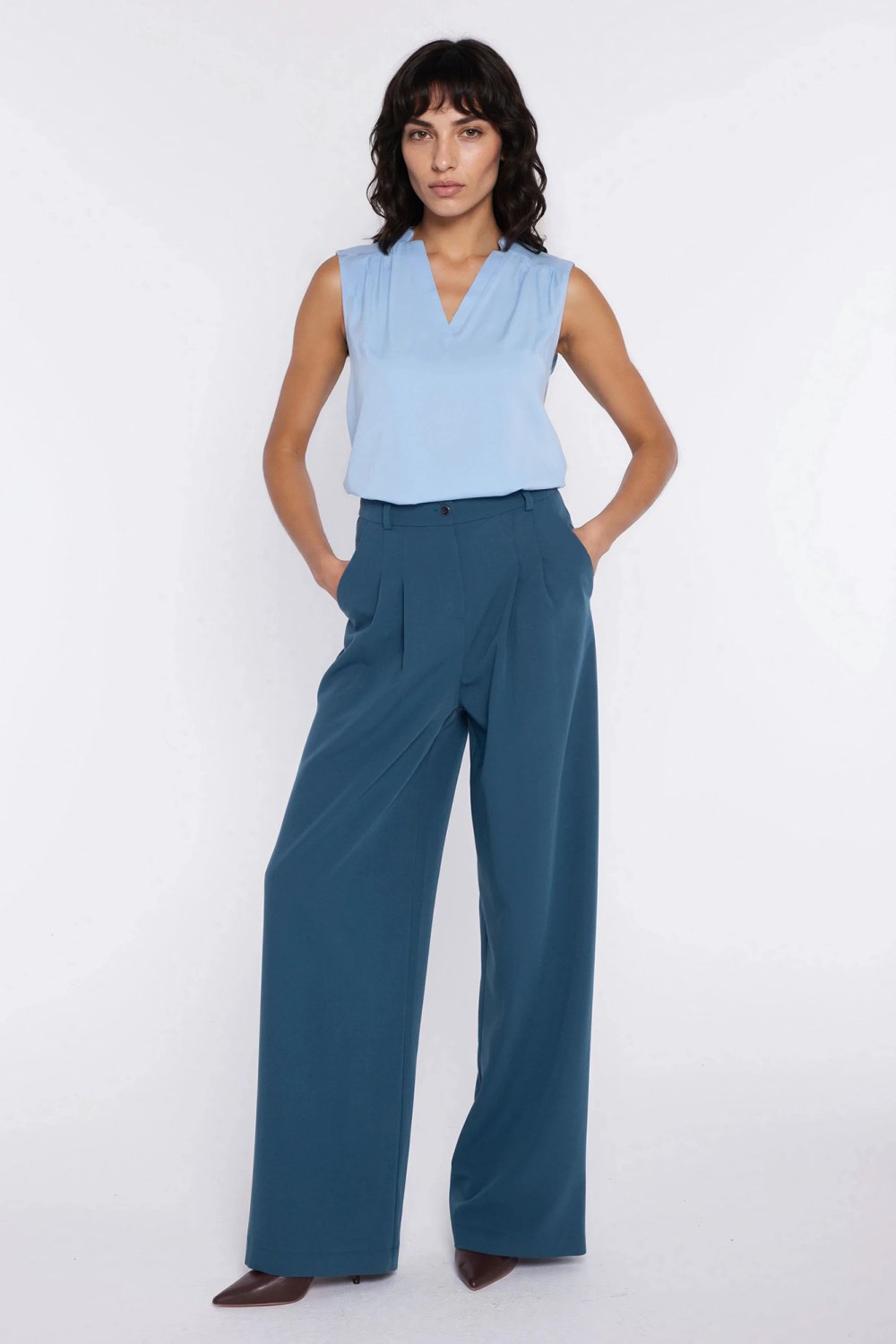 Women trousers Nife, Women trousers model 227150 Nife - blue obors.com Women trousers Nife - Image 2