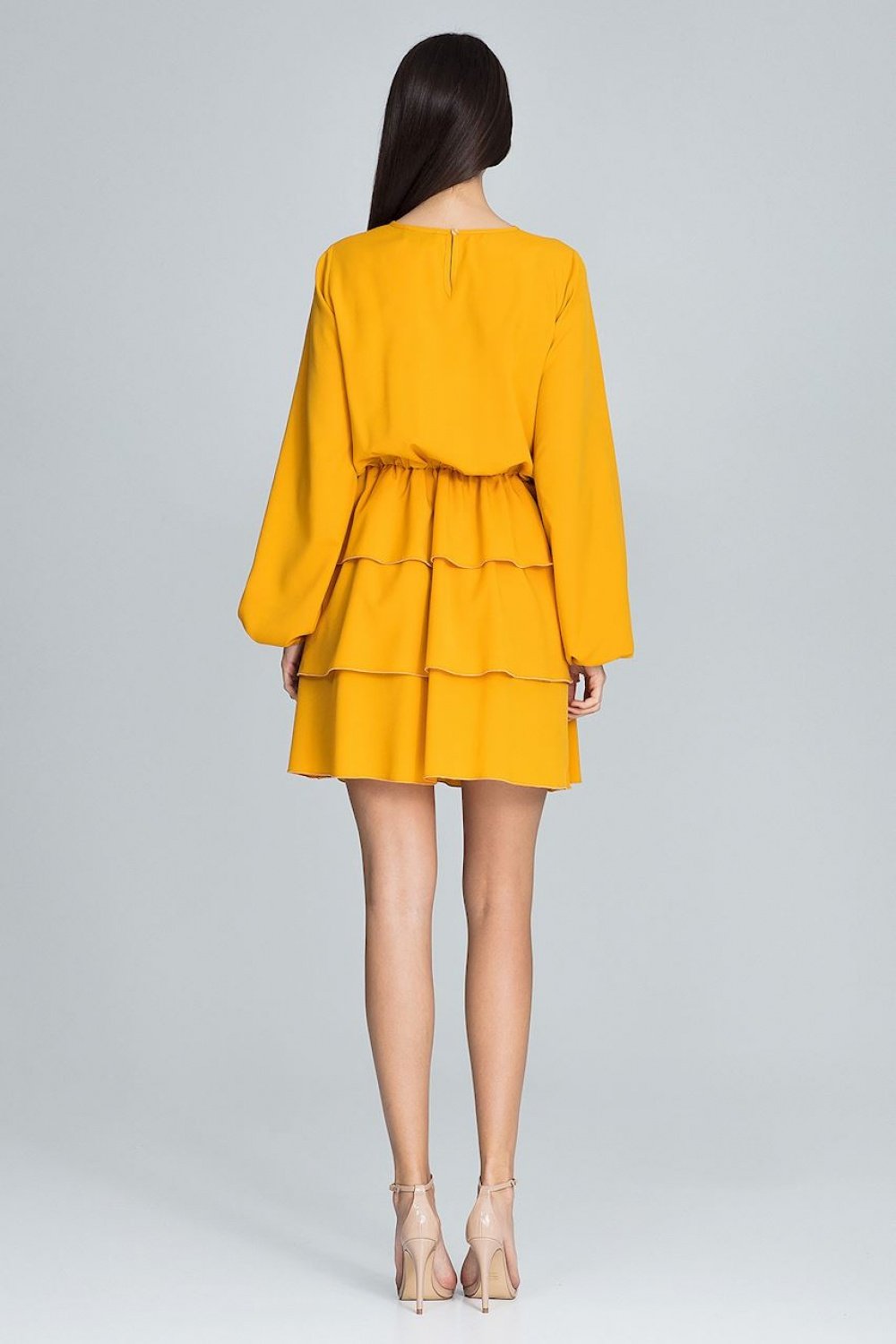 Daydress Figl, Daydress model 116346 Figl - yellow obors.com Daydress Figl - Image 3