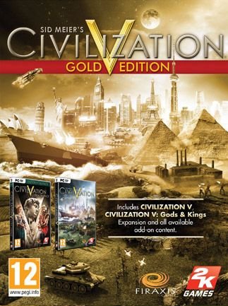 Sid Meier’s Civilization V: Gold Edition (PC) – Steam Key – GLOBAL